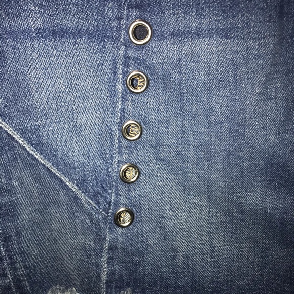 7 For All Mankind Denim Skirt 24 - Picture 11 of 14